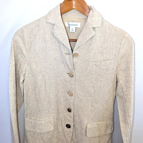 Sundance | 2 Blazers Embroidered Linen & Cotton Blend “Journey” Blazer | Size XS - Picture 5 of 16